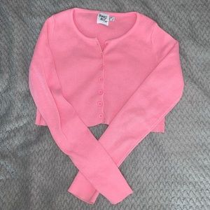 Princess polly long sleeve crop top pink